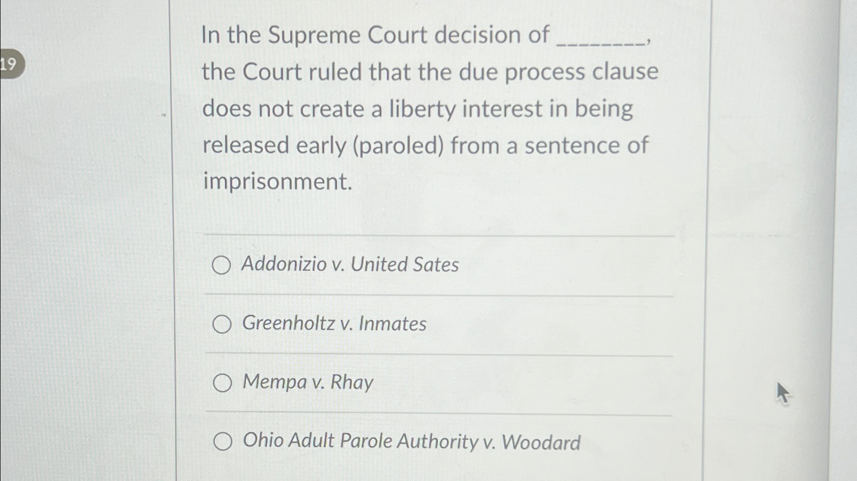 Solved In the Supreme Court decision of the Court ruled that | Chegg.com