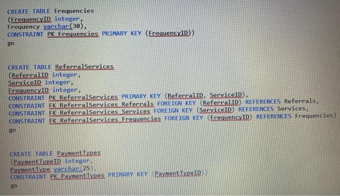 Solved Create a new database and execute the code below in | Chegg.com