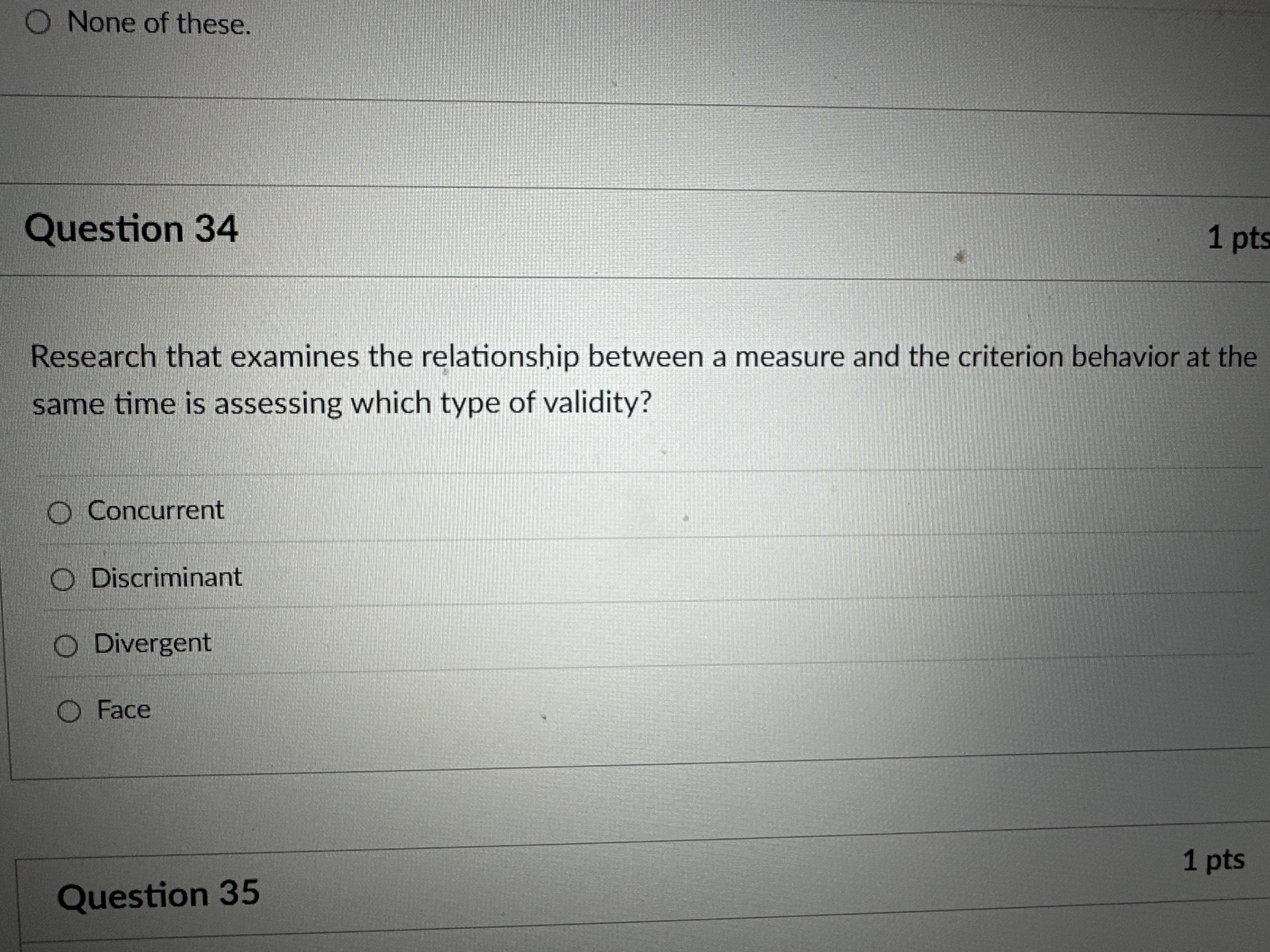 Solved Question 34Research that examines the relationship | Chegg.com