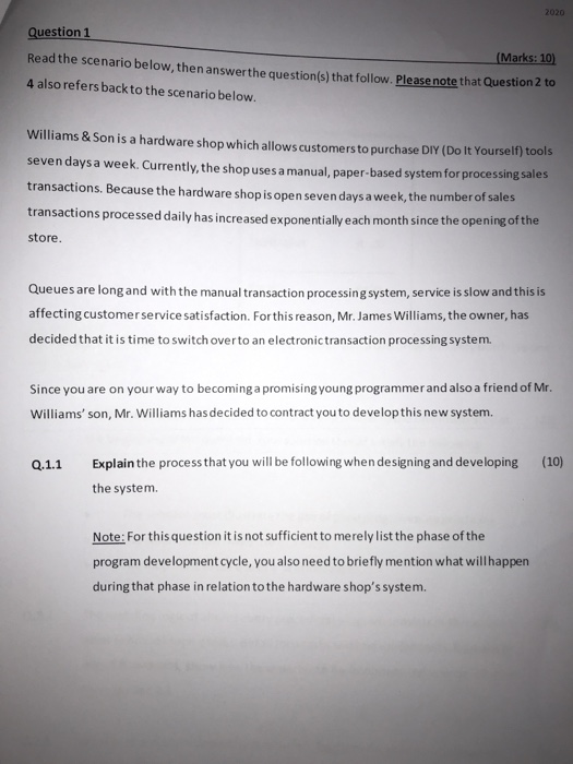 Solved please help with 2.1 to 2.3programming logic and | Chegg.com