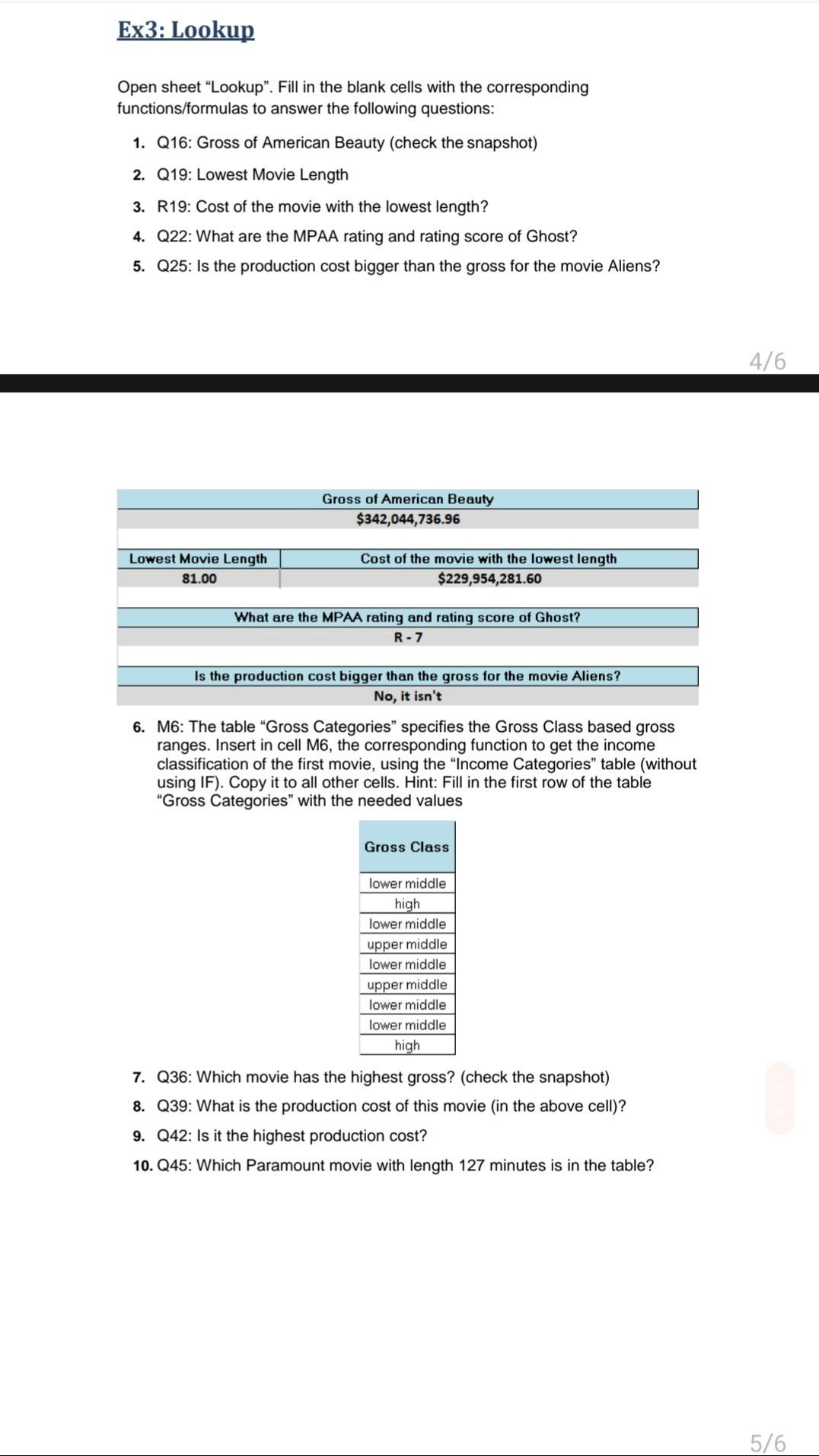 Rename your edited Excel file to asst2_netid (for | Chegg.com