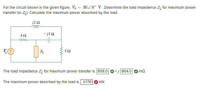 Solved For the circult shown in ﻿the given figure, | Chegg.com