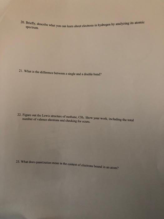 Solved The following short answer questions are worth 5 | Chegg.com