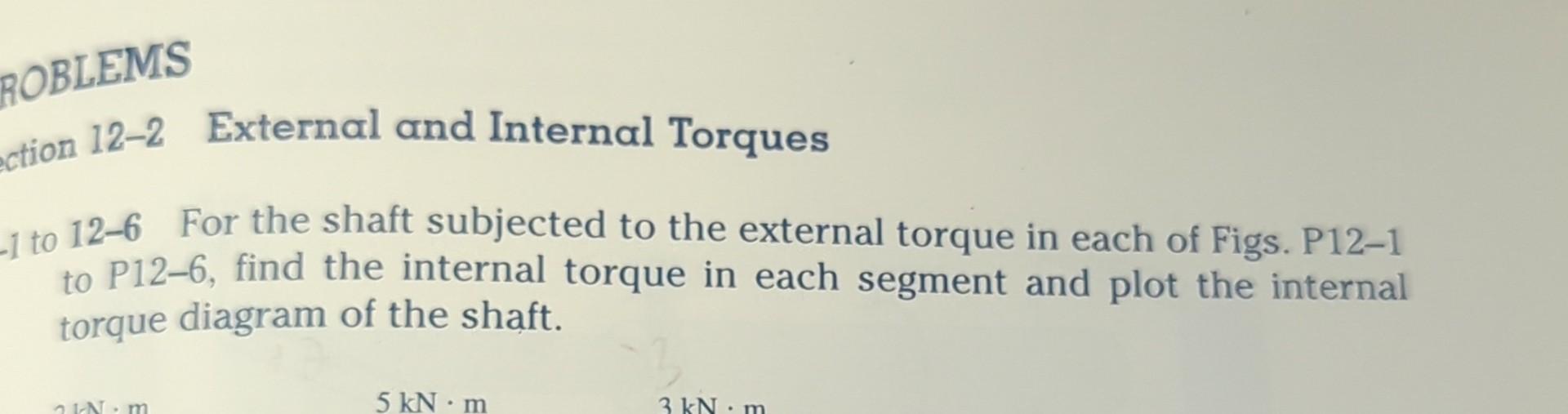 Solved ction 12-2 External and Internal Torques 1 to 12-6 | Chegg.com