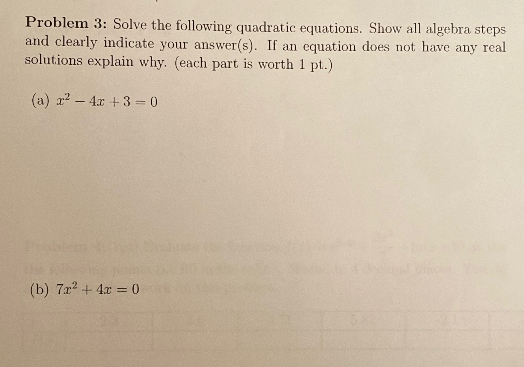 Algebra Steps