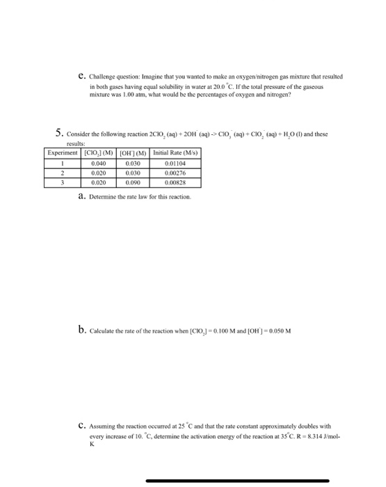 Solved e. Challenge question: Imagine that you wanted to | Chegg.com