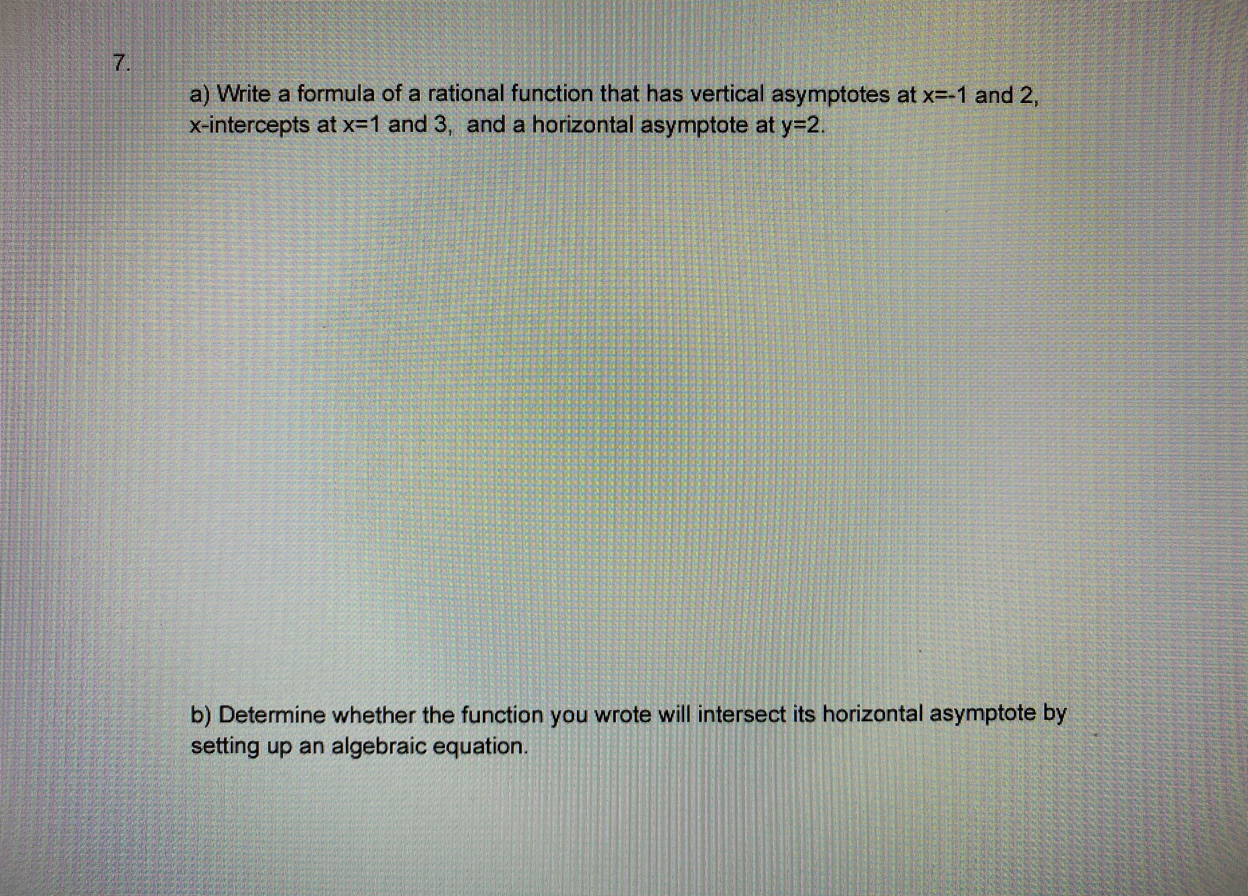 Solved Please show all steps when getting the answer to a | Chegg.com