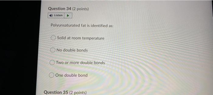Solved C2H402 Question 37 (2 points) Listen molecules Once | Chegg.com