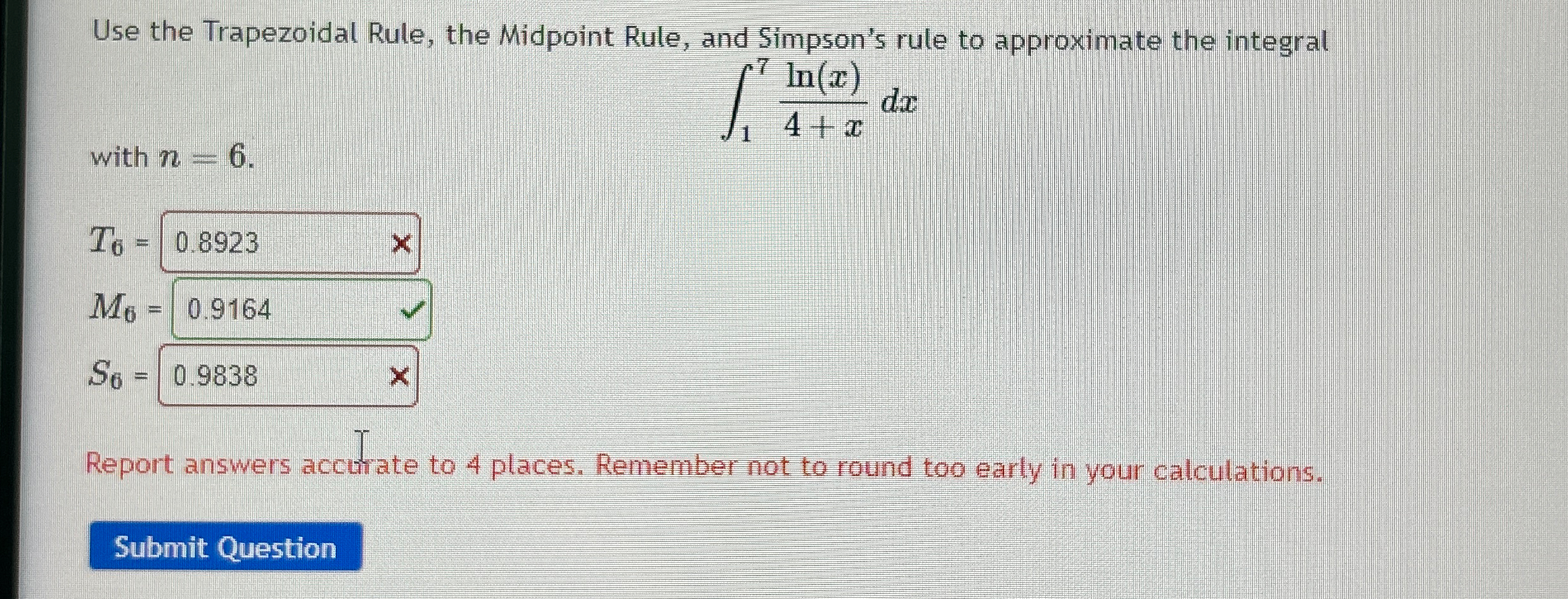 Solved Use the Trapezoidal Rule, the Midpoint Rule, and | Chegg.com