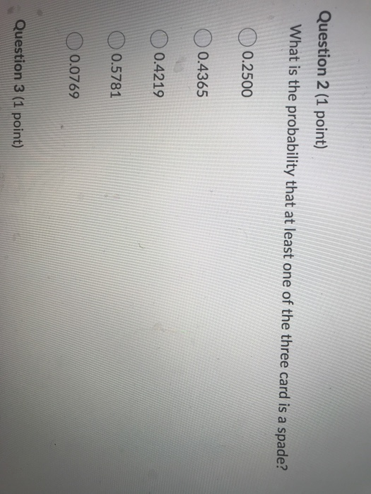 Solved The next two questions (1 and 2) refer to the | Chegg.com