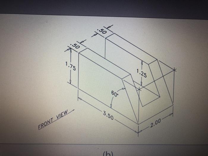 Solved Create front/top/right views by hand (in their | Chegg.com