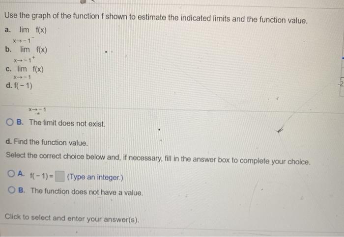 Solved Use the graph of the function f shown to estimate the | Chegg.com