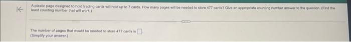 Solved least counting nurrecer that will work.) The number | Chegg.com