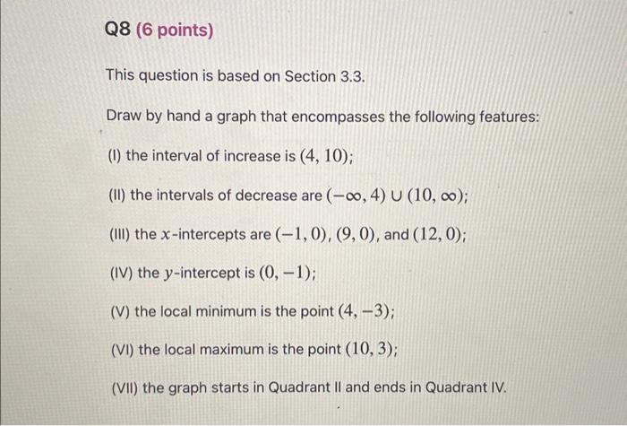 Solved This question is based on Section 3.3. Draw by hand a | Chegg.com