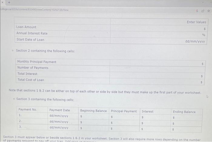Section 2 containing the following cells: Note that | Chegg.com
