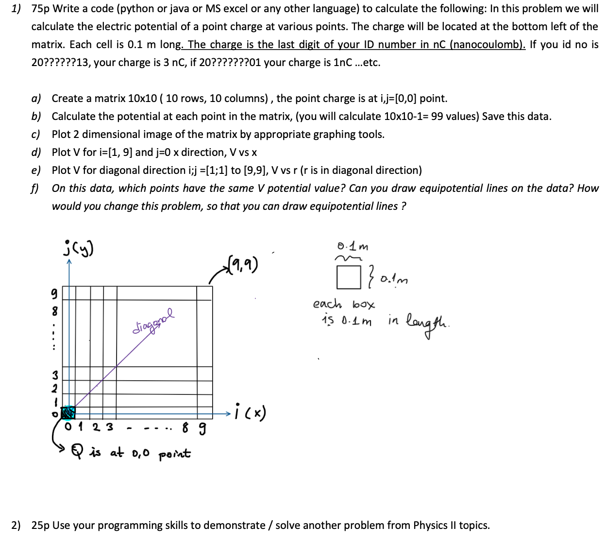 Solved 75p write a code python or java or ms excel or any chegg