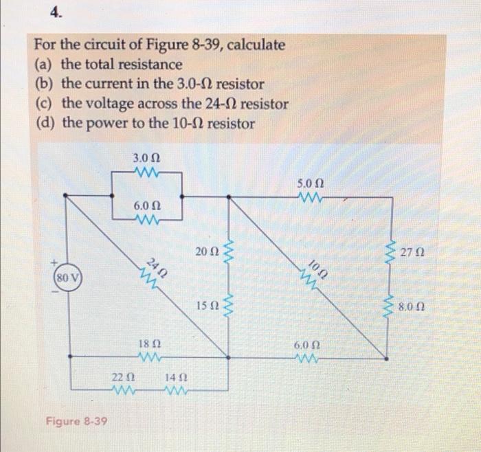Solved 3. For the circuit shown in Figure 8-32, calculate | Chegg.com
