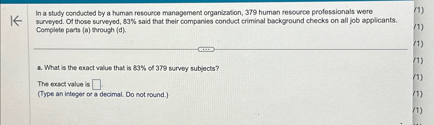 Solved In a study conducted by a human resource management | Chegg.com