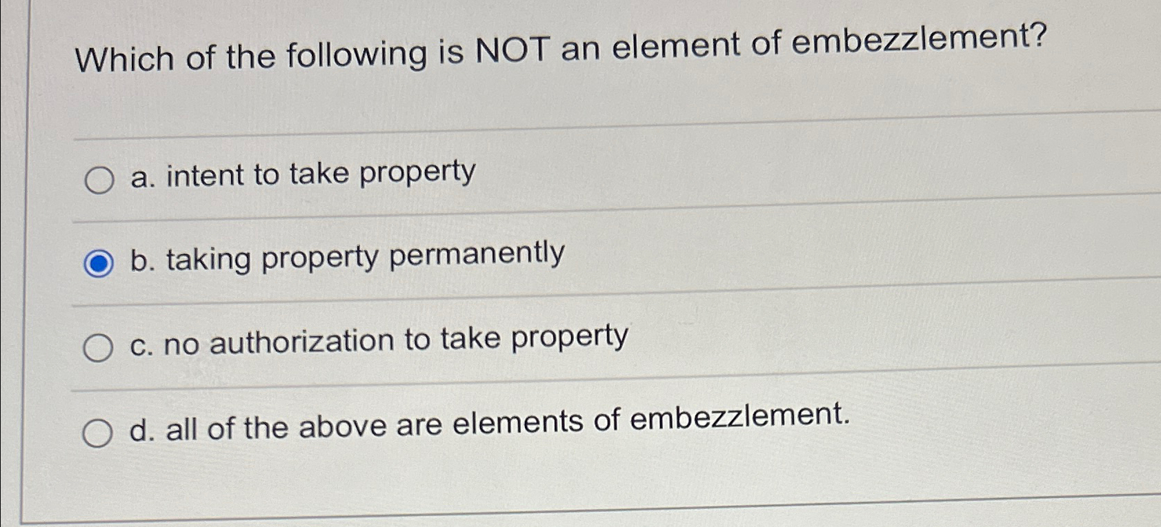 Solved Which of the following is NOT an element of | Chegg.com