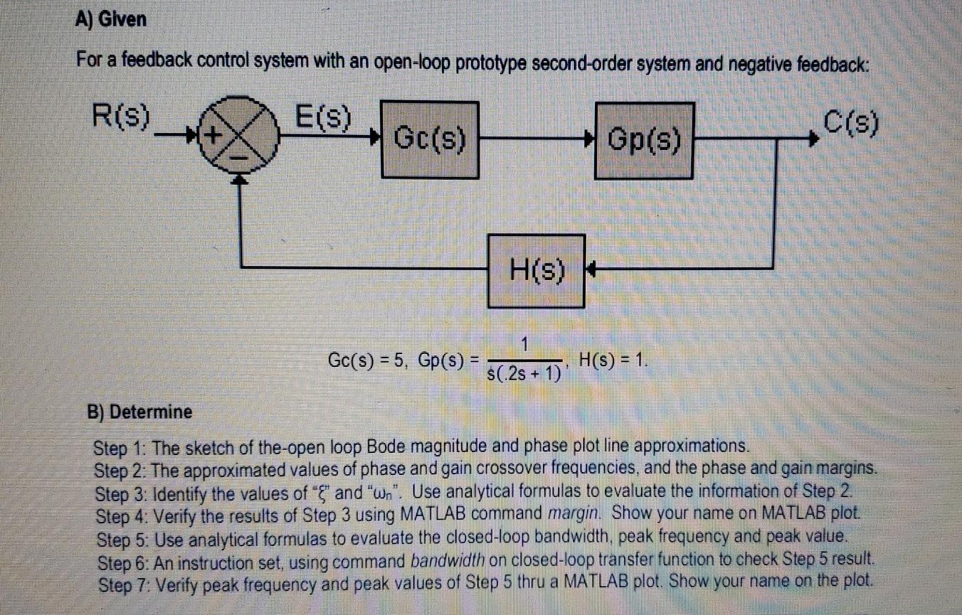 Solved automatics Control class please help, I need help | Chegg.com