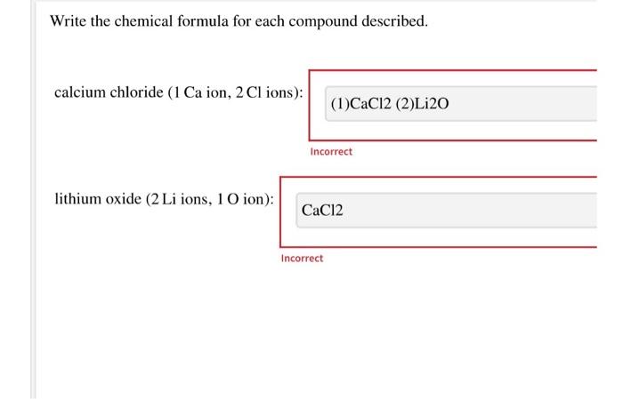 calcium chloride formula