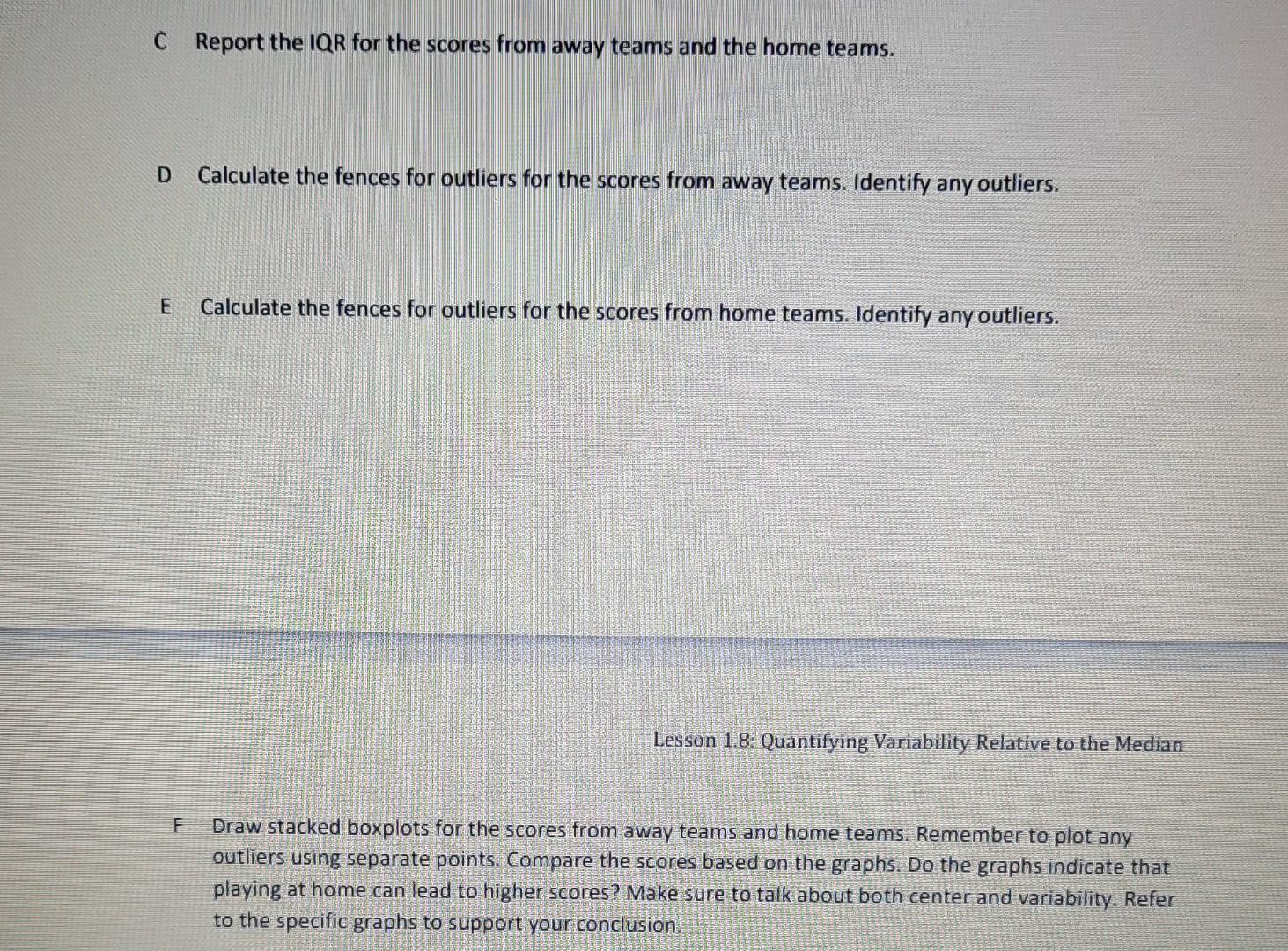 Solved 1 This Problem Uses Data From A Previous Lesson About | Chegg.com