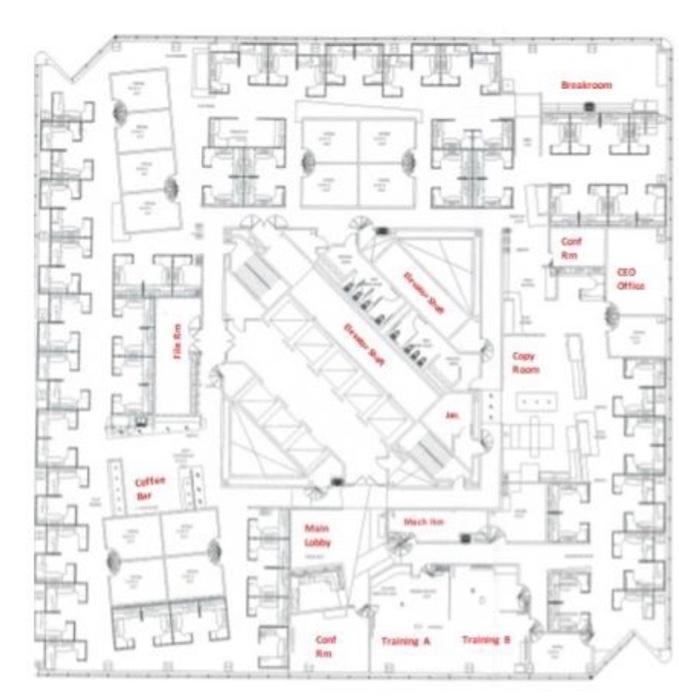 office building floor plans examples