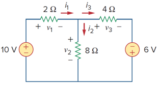 Solved: Find the currents and voltages in the circuit shown in ...