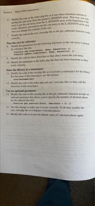 Chapter 13: How to create and section . • With PHP 7 | Chegg.com