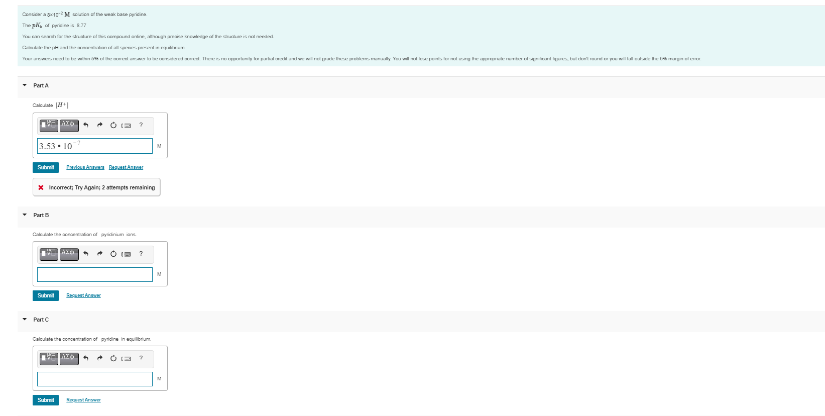 Solved Please answer all parts. | Chegg.com