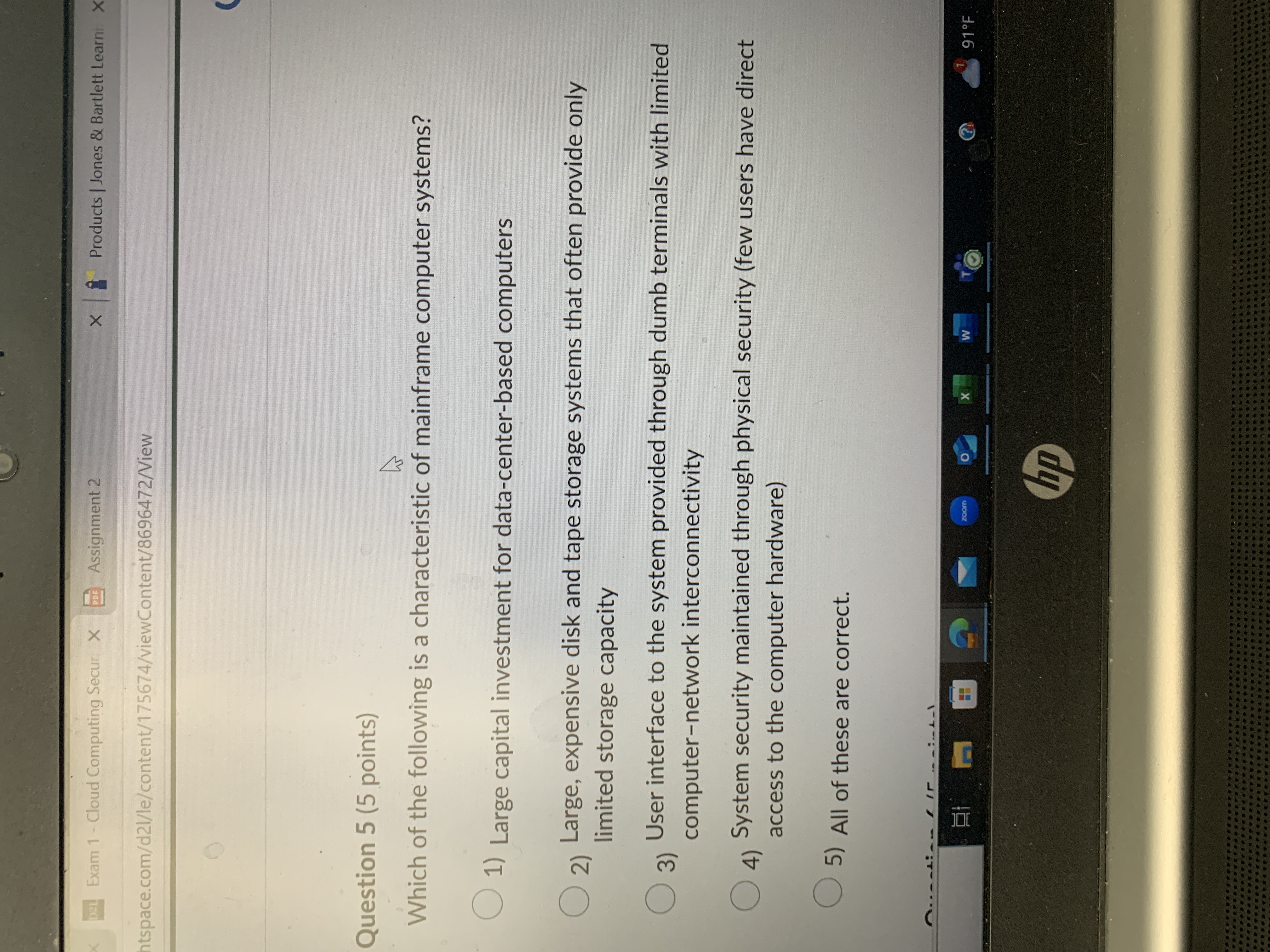 Solved Question 5 (5 ﻿points)Which of the following is a | Chegg.com