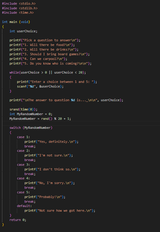 Solved When I run my code, I am only getting the first group | Chegg.com