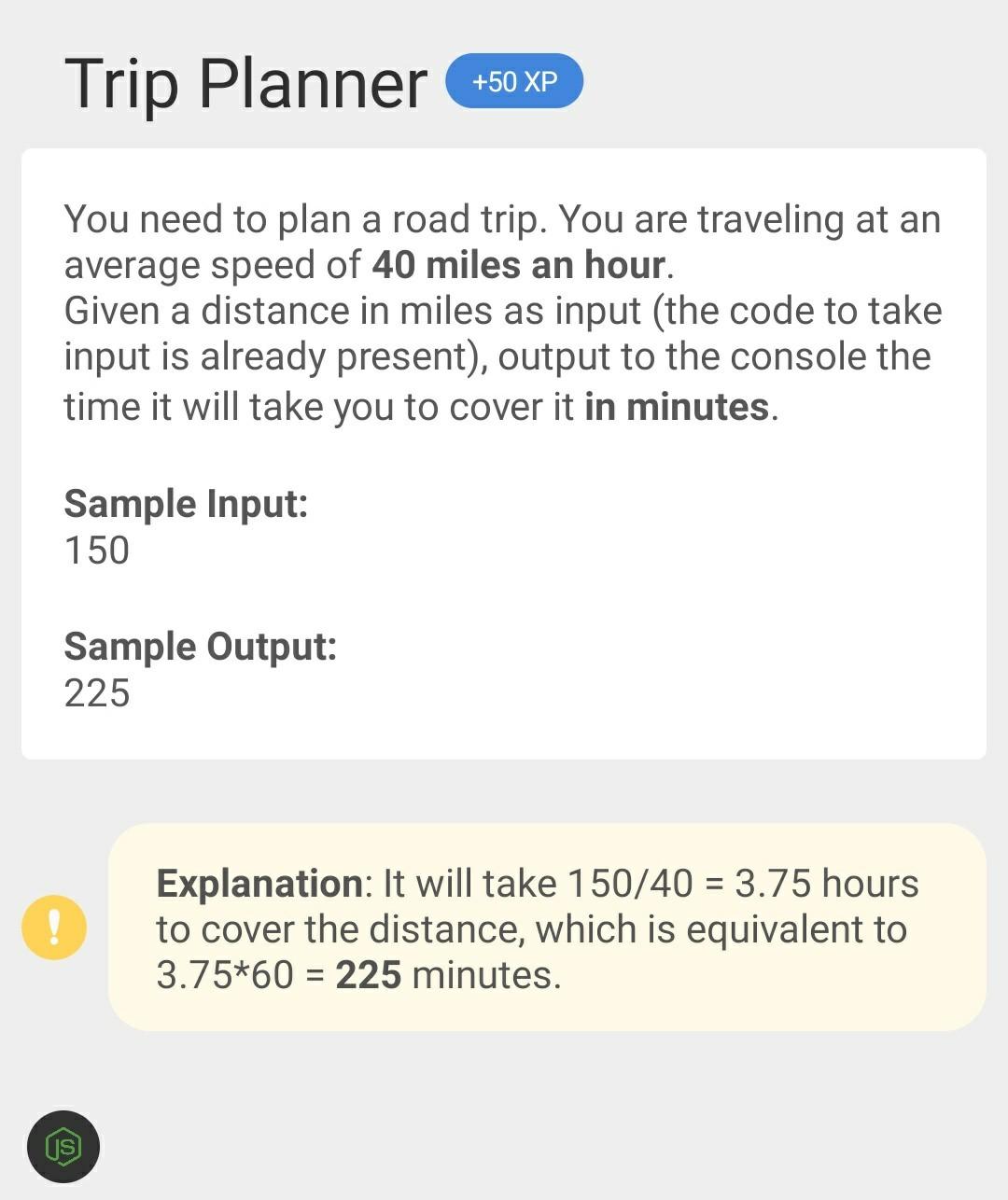 Solved Trip Planner 50 Xp You Need To Plan A Road Trip You Chegg Com