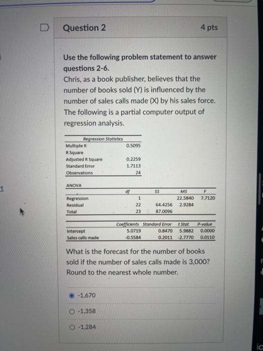 Solved Use the following problem statement to answer | Chegg.com