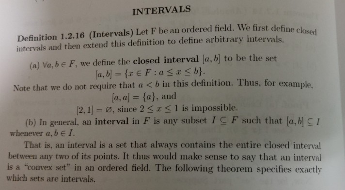 Solved Use definition 1.2.16 to prove that the set 5 Chegg