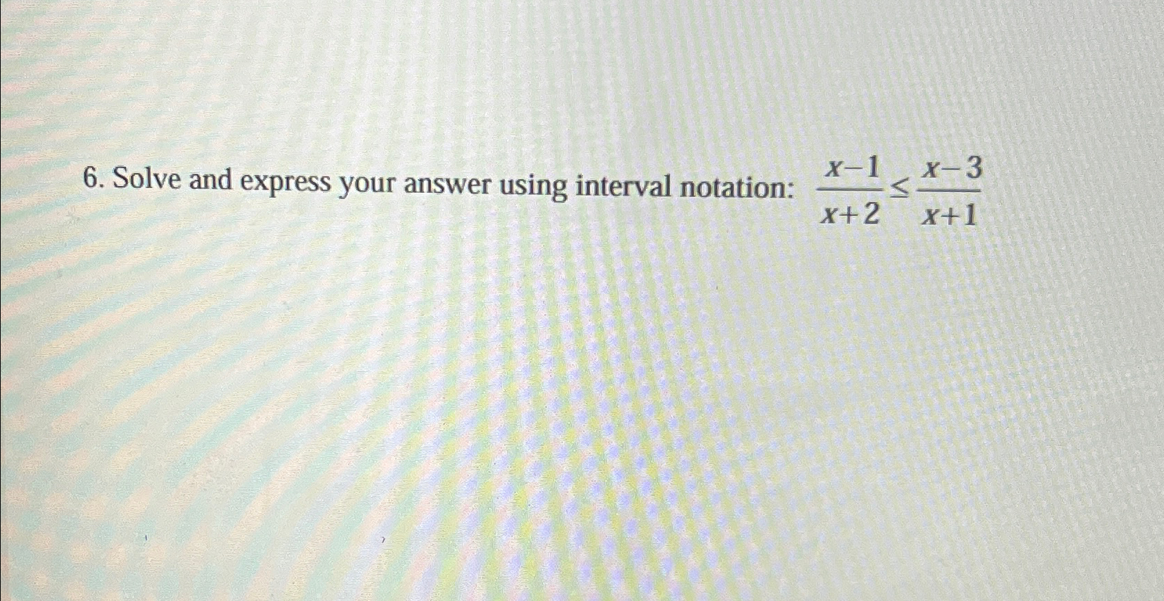 Solved Solve and express your answer using interval | Chegg.com