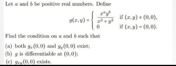 Solved Let A And B Be Positive Real Numbers Define If X Chegg Com