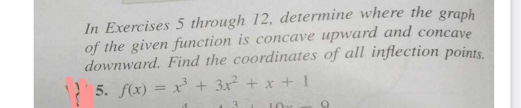 Solved determine where the graph of the given function is | Chegg.com