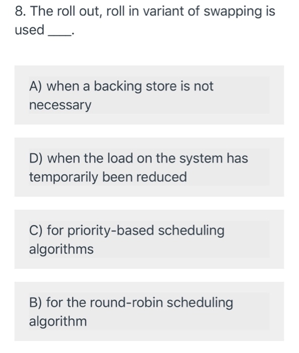 the _____ binding scheme facilitates swapping.