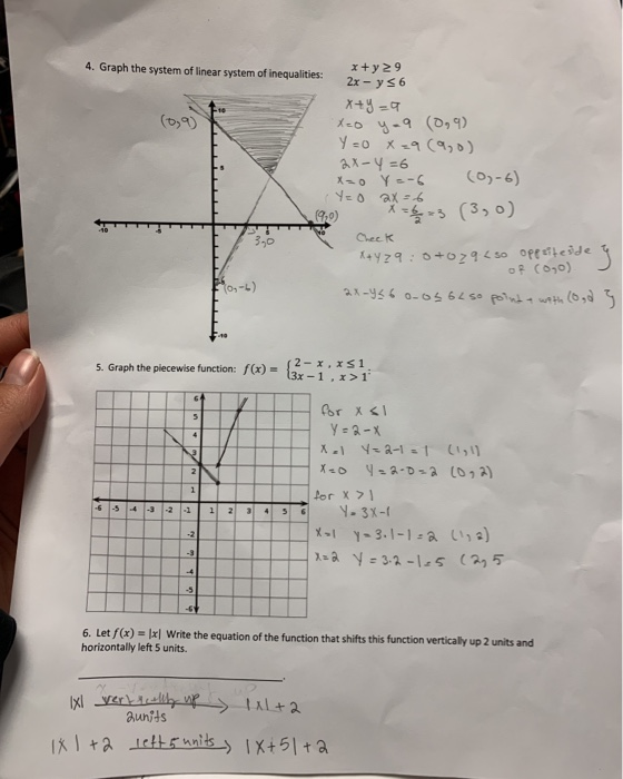 Solved 4 Graph The System Of Linear System Of Inequaliti Chegg Com