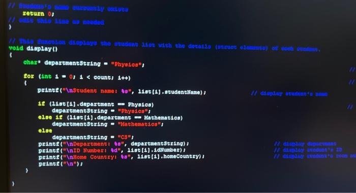 Solved Help me!! Can anyone please help me to fix my code | Chegg.com