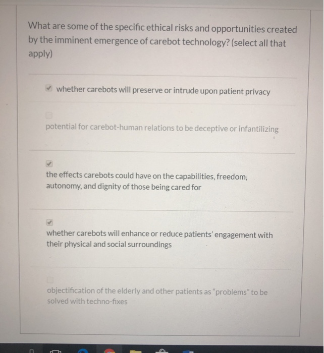 Solved What are some of the specific ethical risks and | Chegg.com