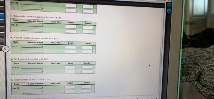 Solved Comprehensive Problem 1 Part 4 and Part 6 The | Chegg.com