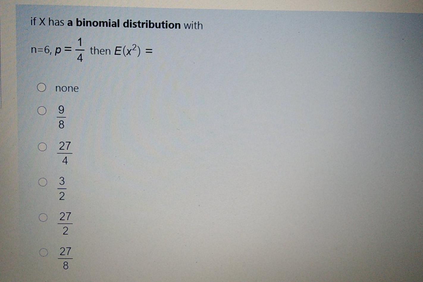 Solved If X Has A Binomial Distribution With N 6 P The Chegg Com