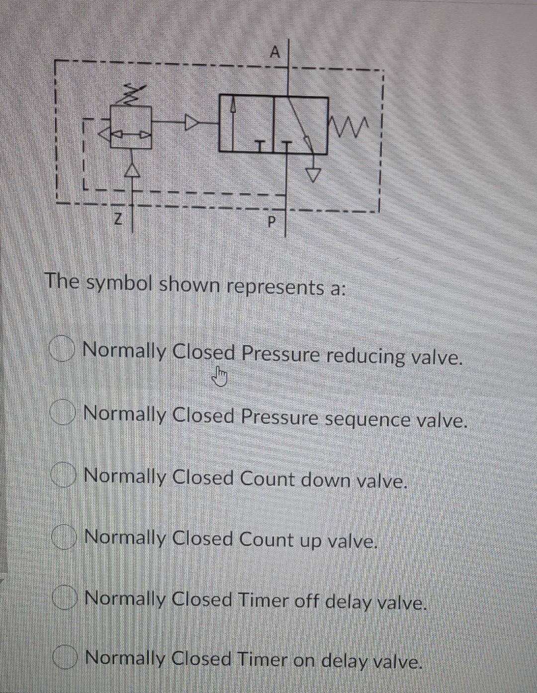 Solved А 2 LT Z P The symbol shown represents a Normally