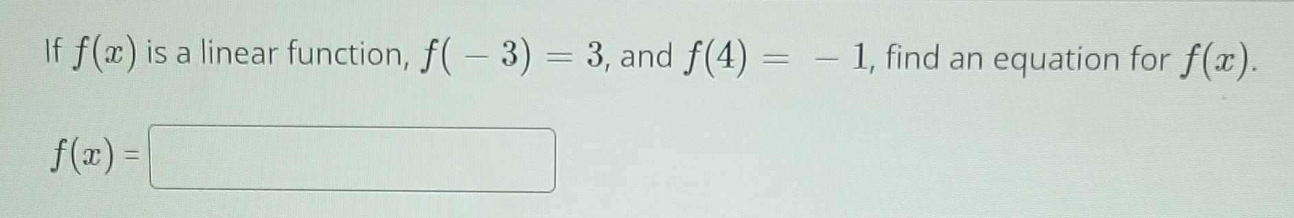 Solved Given: f(x)=4x+56x+4 Find the inverse function, | Chegg.com