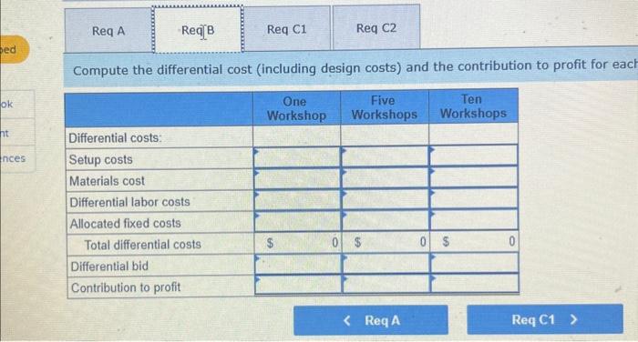 Solved Compute the differential cost (including design | Chegg.com