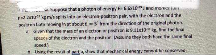 Solved Part B Says To Show Mechanical Energy Cannot Be | Chegg.com