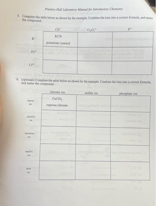Solved Prentice Hall Laboratory Manual for Introductory