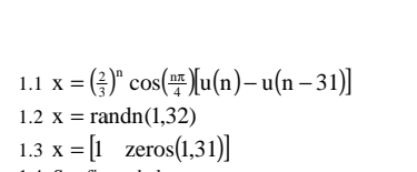 Solved In matlab Plot the frequency response of the | Chegg.com